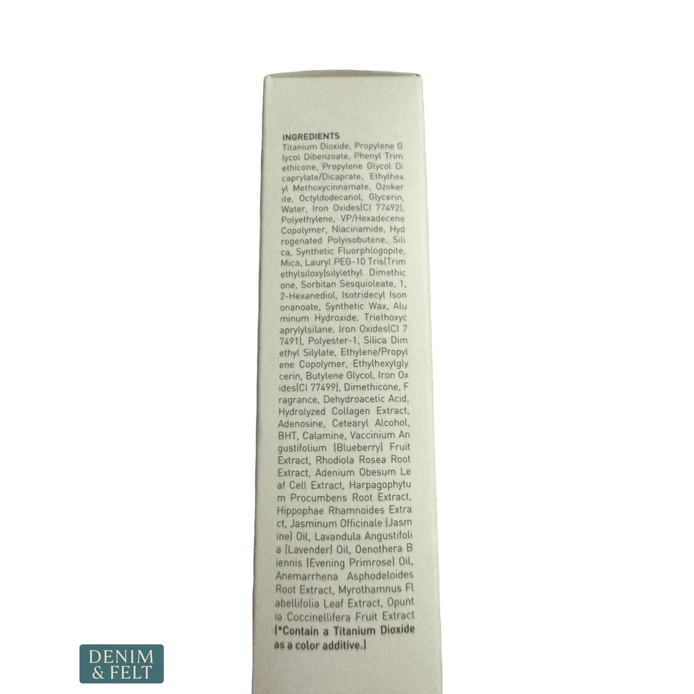 NEW ELROEL Blanc Cover Cream Stick V Foundation 201 Light with Brush 0.45oz
